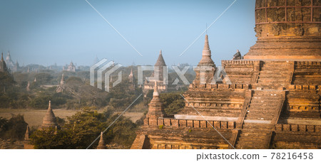 Tamples of Bagan, Burma, Myanmar, Asia. Tamples of Bagan, Burma, Myanmar, Asia. 78216458