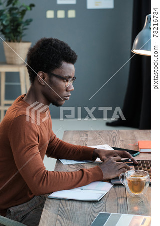 Student studying at home Student studying at home 78216784