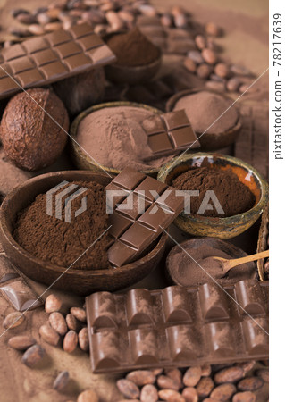 Chocolate Collection, Cocoa pod, candy sweet, dessert 78217639