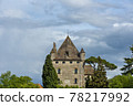 the castle of Yvoire is built on a point overlooking Lake Geneva, France	 78217992