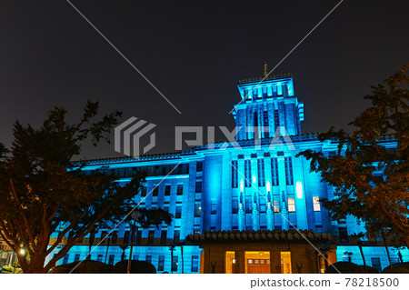 Kanagawa / Illuminated King Tower (Kanagawa Prefectural Office Main Building / Kanagawa Prefectural Office) 78218500