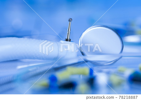 Dental tools and equipment background Dental tools and equipment background 78218887