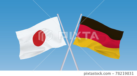 German and Japanese flags German and Japanese flags 78219831