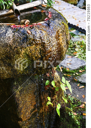 秋色的魚山大原寺，築拜寺院 78219863