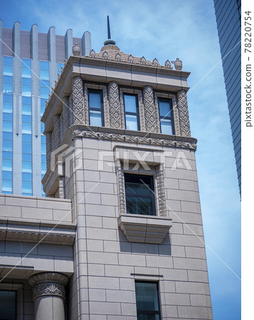 Scenery with style architecture in the early Showa period in a group of buildings in central Tokyo Scenery with style architecture in the early Showa period in a group of buildings in central Tokyo 78220754