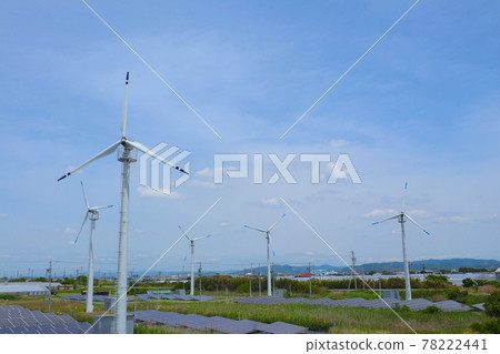 Image of ecology and wind power generation Image of ecology and wind power generation 78222441