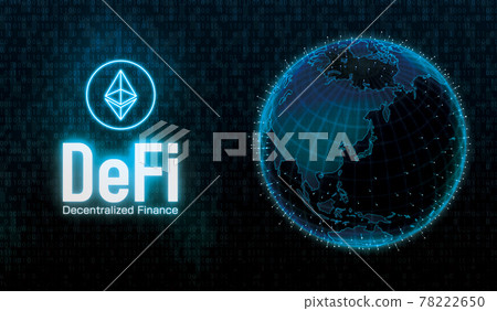 DeFi(去中心化金融)圖片橫幅/加密貨幣 DeFi(去中心化金融)圖片橫幅/加密貨幣 78222650