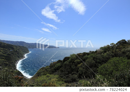 伊豆半島的西伊豆海岸線 78224024