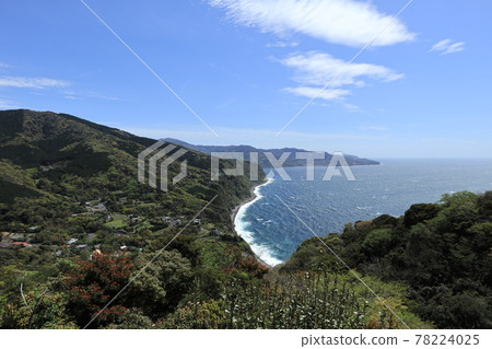 伊豆半島的西伊豆海岸線 78224025