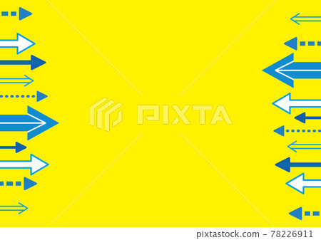 Pop arrow background frame left and right Pop arrow background frame left and right 78226911