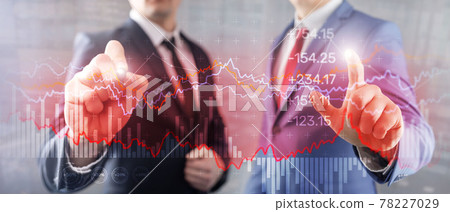 Business Graph Stock Market chart Business Graph Stock Market chart 78227029