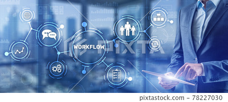 Workflow Repeatability Systematization Buisness Process. Business Technology Internet Workflow Repeatability Systematization Buisness Process. Business Technology Internet 78227030