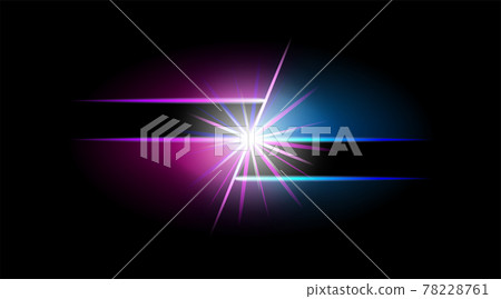 Abstract neon web banner. Vector futuristic template Abstract neon web banner. Vector futuristic template 78228761