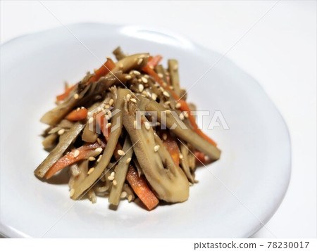 美味的金皮拉牛蒡配舞茸蘑菇 美味的金皮拉牛蒡配舞茸蘑菇 78230017