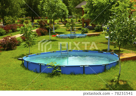 image of swimming pool garden image of swimming pool garden 78231541
