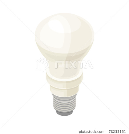 Incandescent Light Bulb as Electric Power Object Isometric Vector Illustration Incandescent Light Bulb as Electric Power Object Isometric Vector Illustration 78233161
