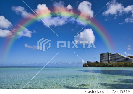 關島和杜夢灣美麗的珊瑚礁海 關島和杜夢灣美麗的珊瑚礁海 78235249