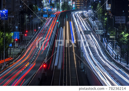 大阪市夜景新禦堂筋輕軌 78236214
