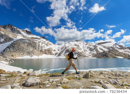 Alpine lake Alpine lake 78236434