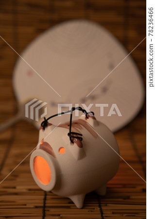 豬用蚊香和風扇 78236466