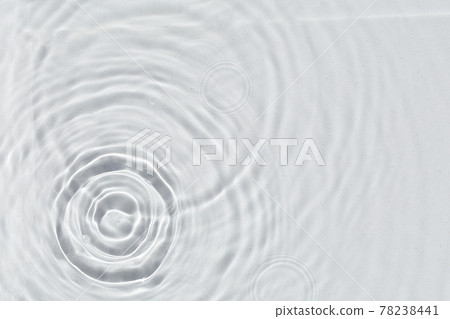 Abstract water texture, surface with drops, rings and ripple. 78238441
