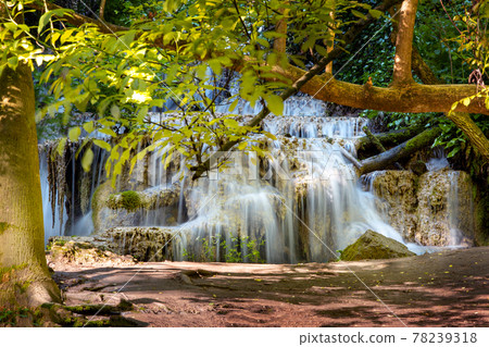 Spring view, Krushuna waterfalls, Bulgaria 78239318