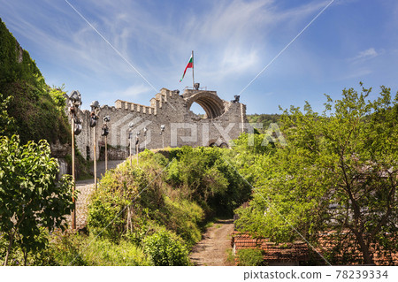 View of the Lovech fortress in Bulgaria 78239334