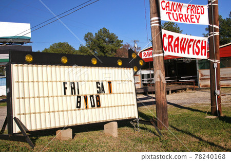 Cajun Fried Turkey and Crawfish Sign Rural Food Stand Cajun Fried Turkey and Crawfish Sign Rural Food Stand 78240168