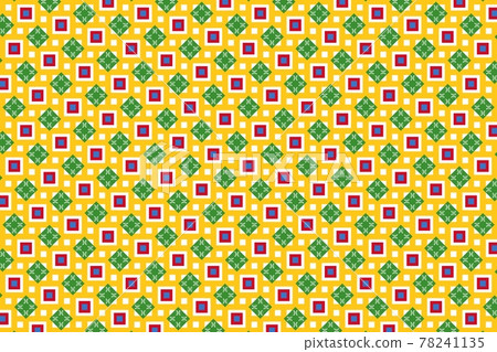 Simple geometric pattern in the colors of the national flag of Comoros 78241135