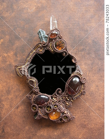 亞特蘭蒂斯魔鏡黑曜石黑曜石鏡 78243033