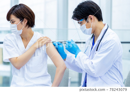 Doctors vaccination of health care workers Doctors vaccination of health care workers 78243079