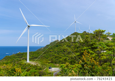 島根縣出雲市烏普魯伊的風車(2021年5月) 島根縣出雲市烏普魯伊的風車(2021年5月) 78243415
