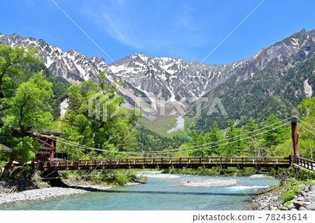 Kamikochi in early summer, Kappa Bridge Kamikochi in early summer, Kappa Bridge 78243614