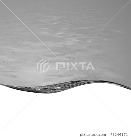 Liquid black-and-white wave line. For the project, rest, oil, honey, beer, juice, shampoos 78244171