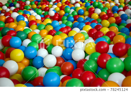 Children multi colored balls for dry massage 78245124