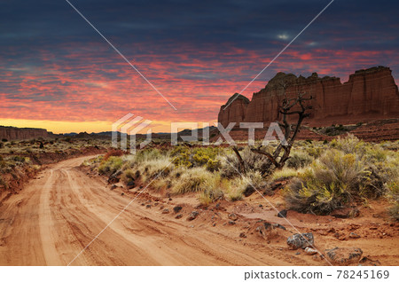 Utah desert, USA 78245169