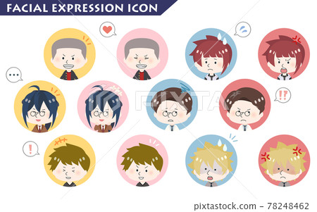 可愛的迷你人物表情差異組（12種） 78248462