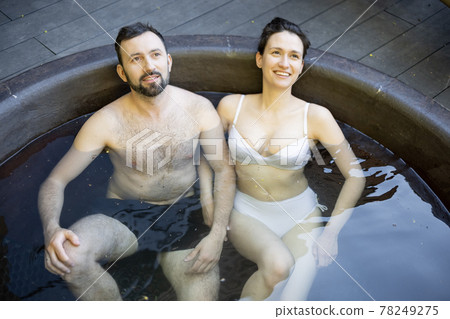 Family having a free of child vacations at Spa 78249275