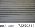 Gray slightly dirty shutter 78250234