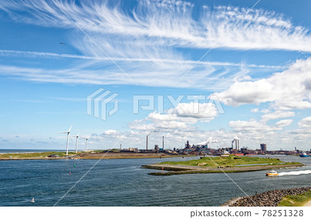 Tata steel plant - Ijmuiden - Netherlands Tata steel plant - Ijmuiden - Netherlands 78251328