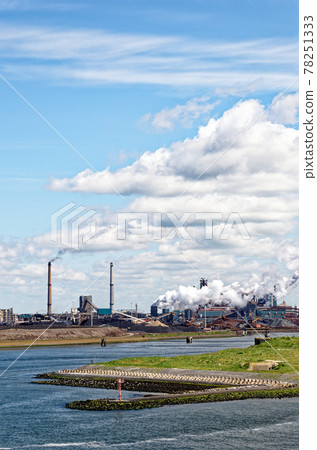 Tata steel plant - Ijmuiden - Netherlands Tata steel plant - Ijmuiden - Netherlands 78251333