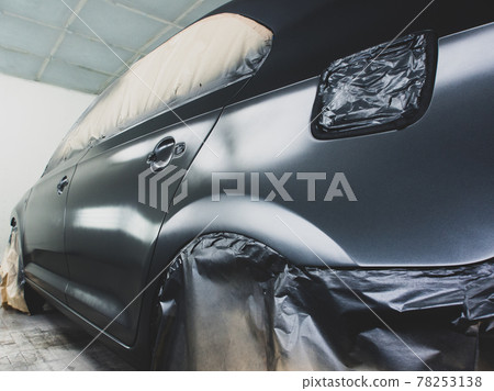 Stage of application of car paint.Car repair technology Stage of application of car paint.Car repair technology 78253138