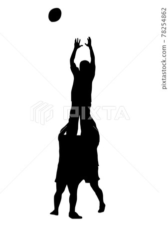 [Rugby] Line Out - Stock Illustration [78254862] - PIXTA