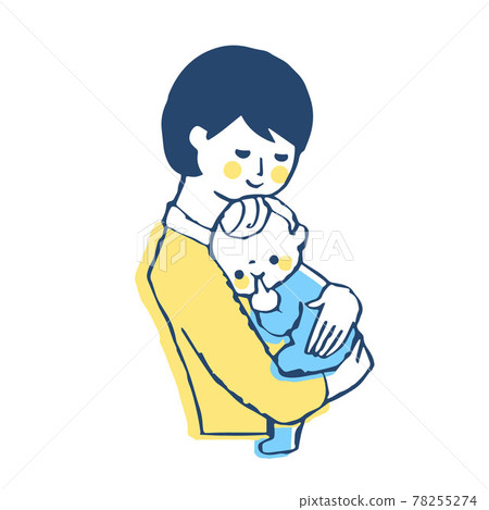 A mother holding a baby A mother holding a baby 78255274
