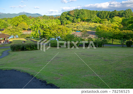 Spring scenery Nasunogahara Park Scenery from the vicinity of the observation hill 78256525