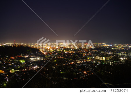 福井市八幡山展望台夜景 福井市八幡山展望台夜景 78258074
