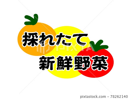 Freshly picked vegetables illustration POP Freshly picked vegetables illustration POP 78262140