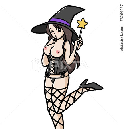 調皮的女巫妹妹的插圖 78264987