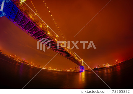 Tokyo Rainbow Bridge Night view Tokyo Rainbow Bridge Night view 78265822