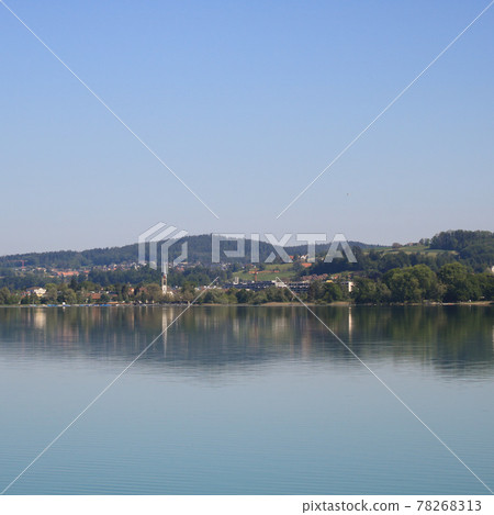 Pfaffikon on a quiet summer day. 78268313